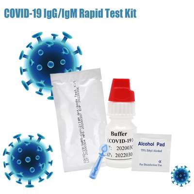 2020 Hot Sale COVID 19 IgG IgM Antibody Test Kit Colloidal Gold Immunochromatography Assay test Corona Virus Covid